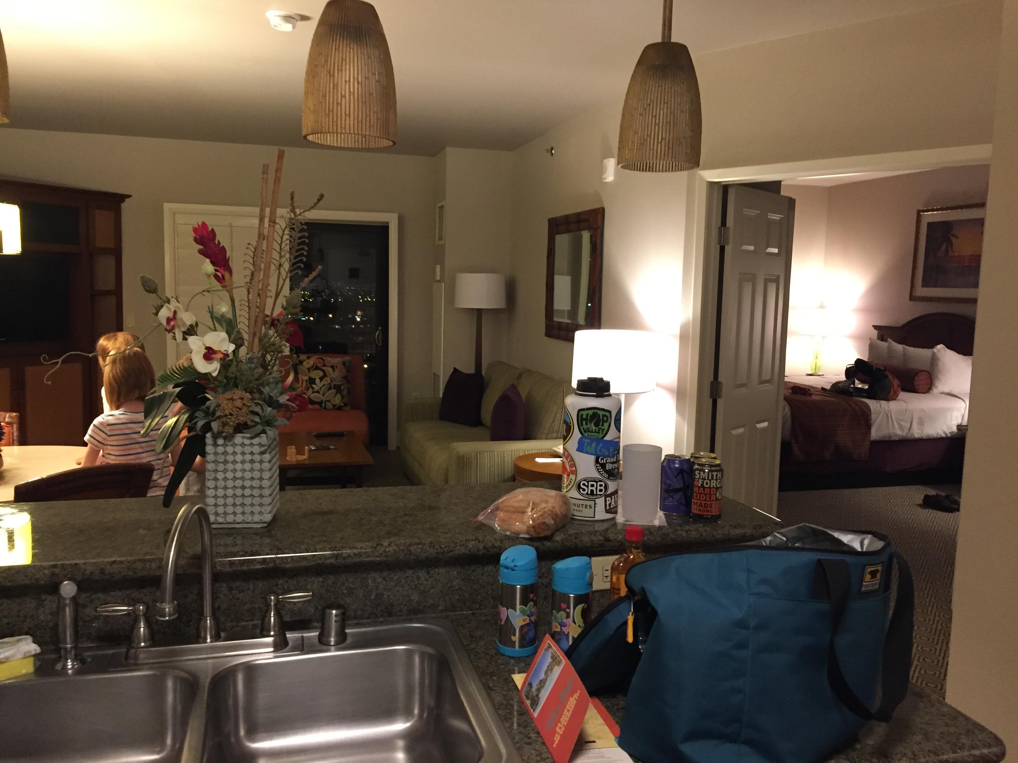 View from kitchen