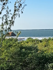 La palapa de la Playa Cocos vue de la chambre