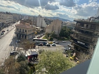 View of park from balcony