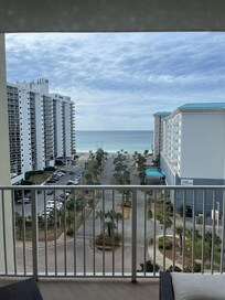 View from our balcony.