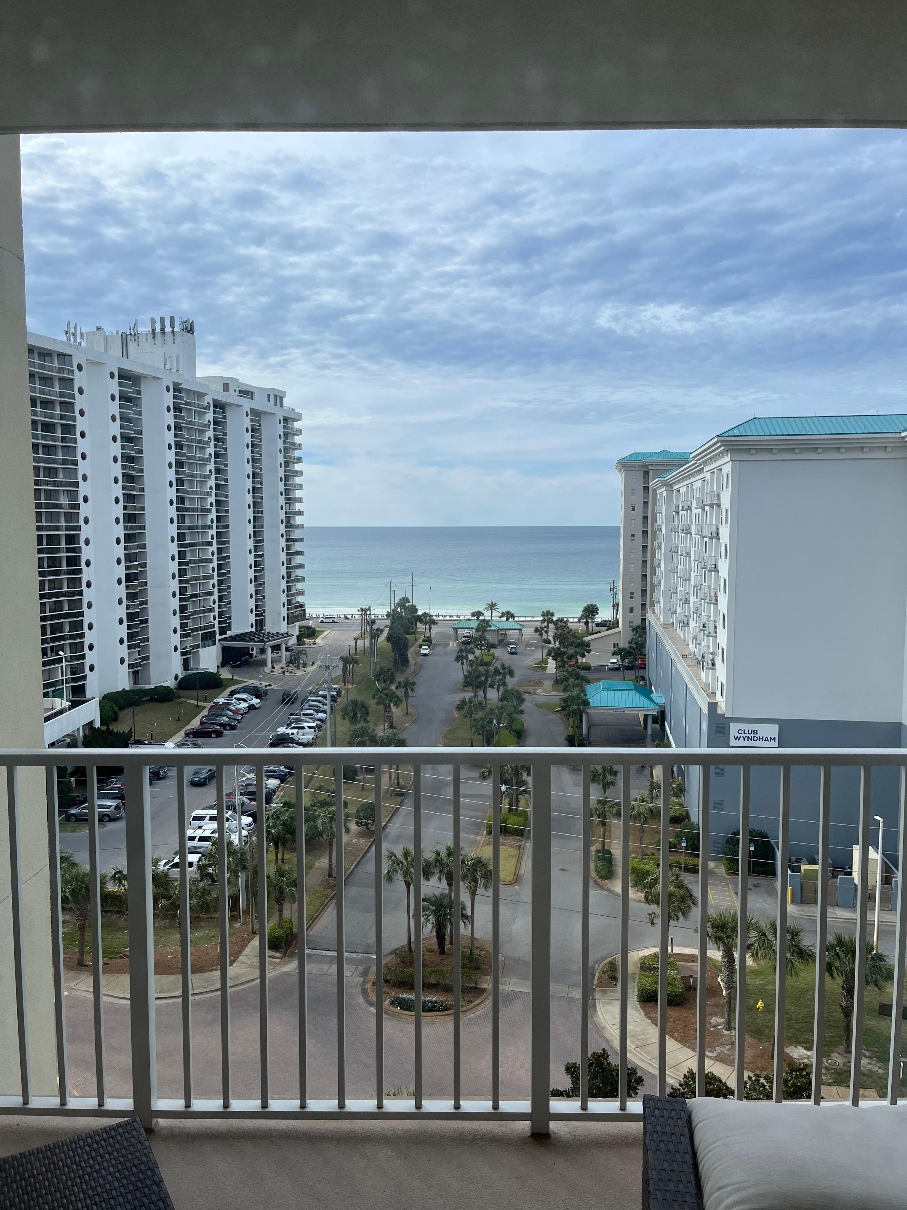 View from our balcony.