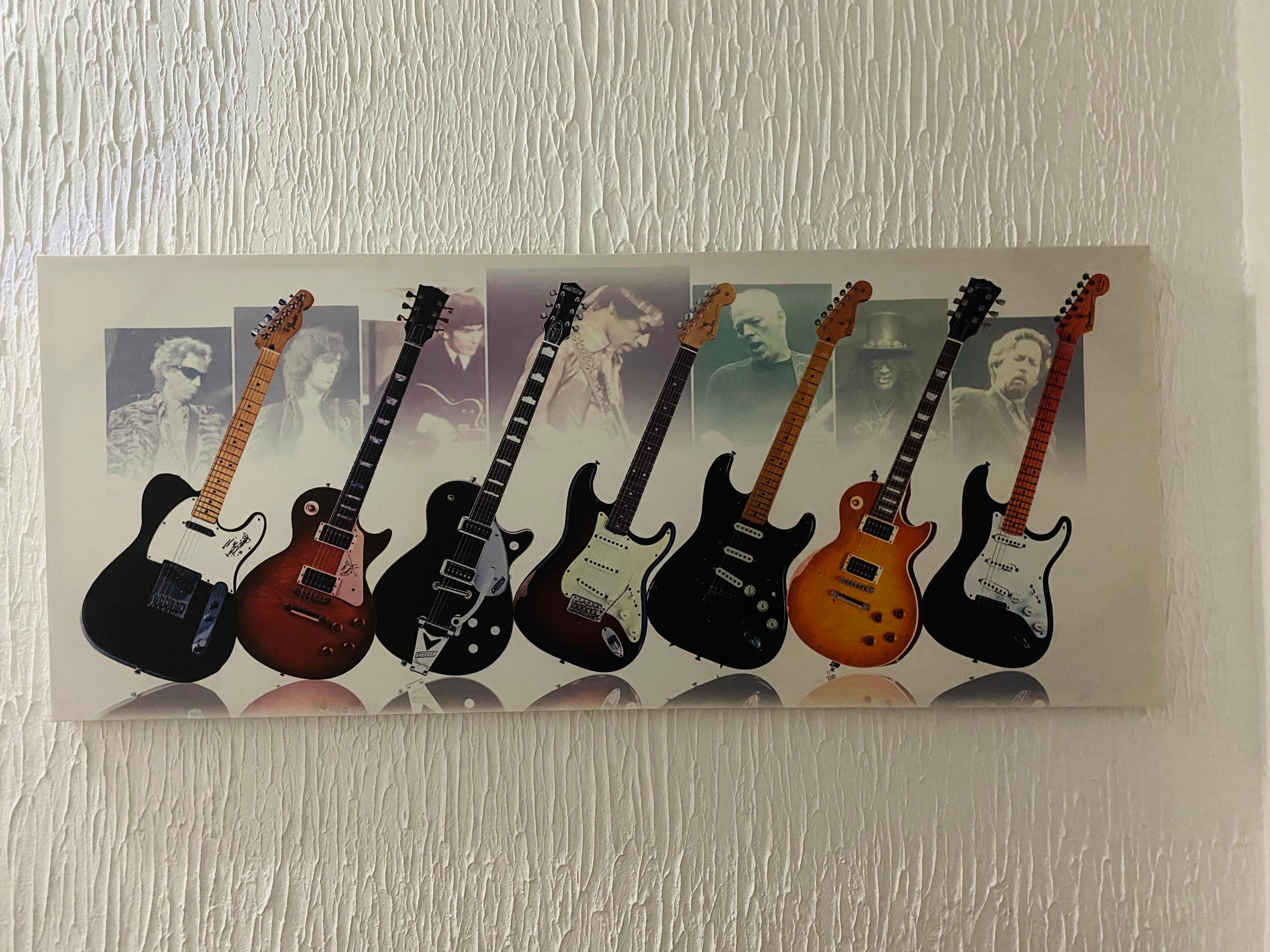 Some of the music memorabilia through the b&b