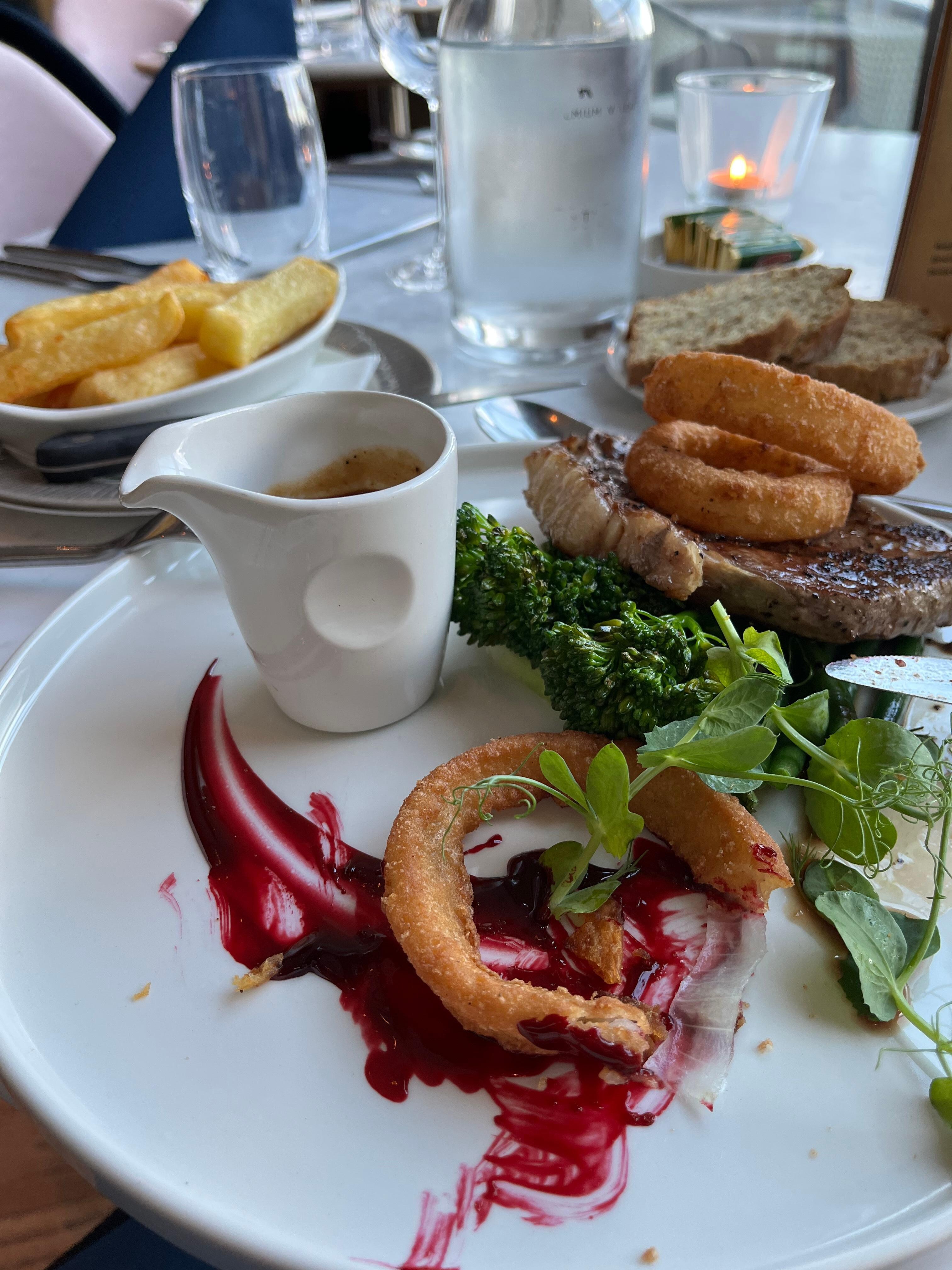 Delicious meal served at Salthill Hotel
