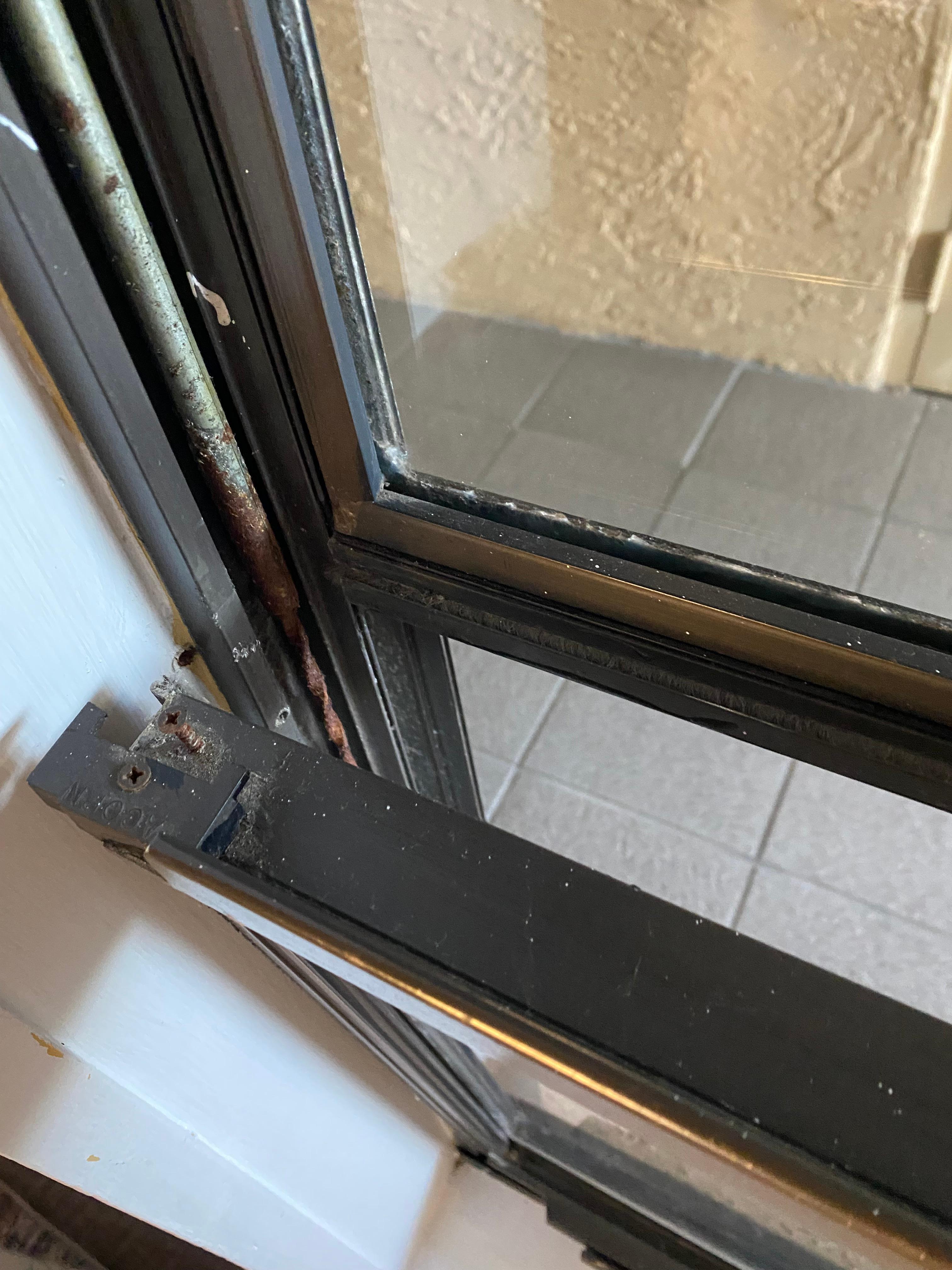 Broken locking mechanism falling out