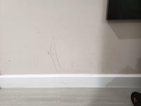 Wall next to door