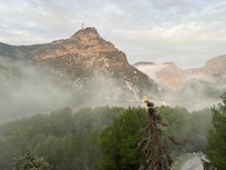 Aussicht aus dem Frühstücksraum