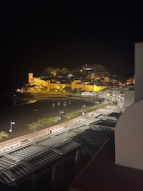View from balcony night