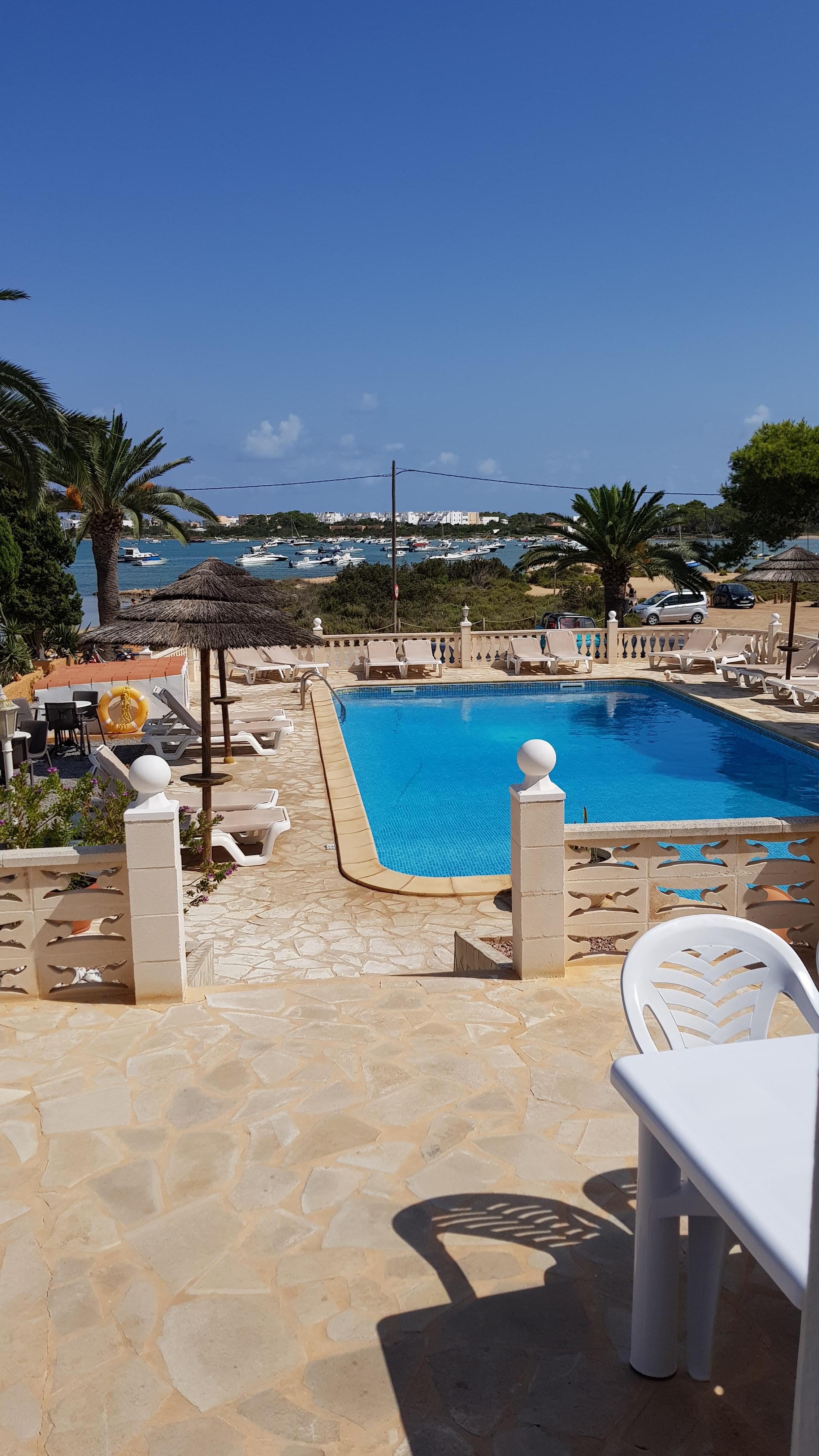 Vue de la terrasse de notre appartement 