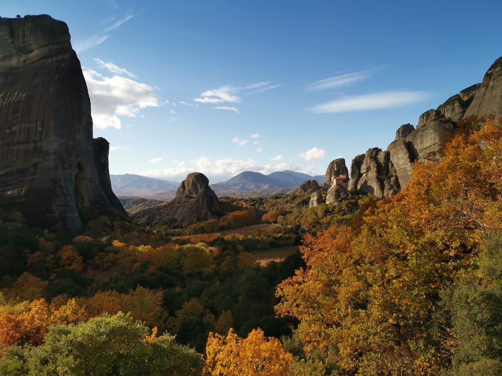 Autumn colours in Meteora