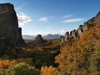 Autumn colours in Meteora
