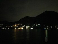Het meer bij nacht