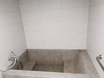 Tap water is drawn from the hot spring