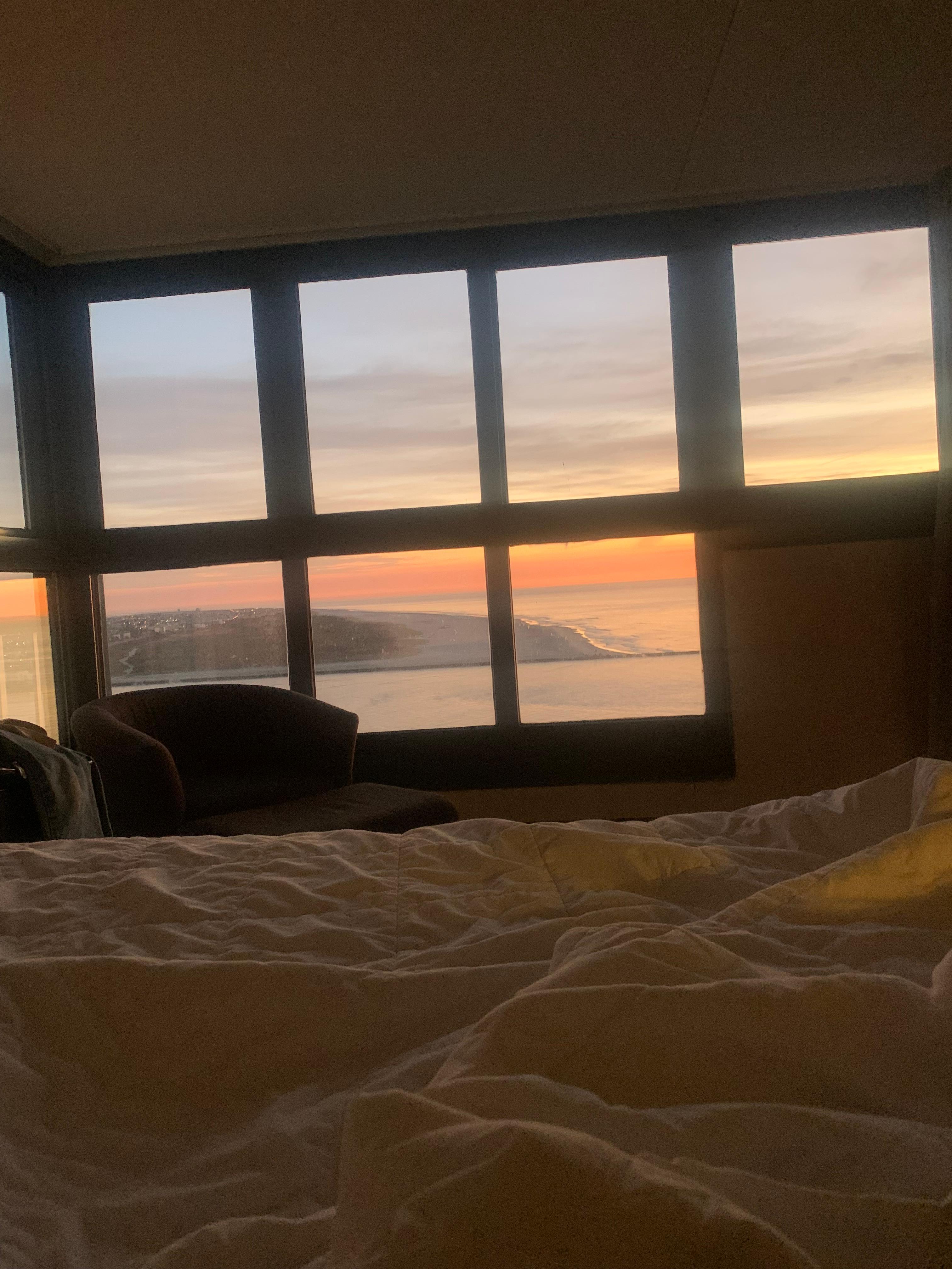 woke up to this beautiful sunrise