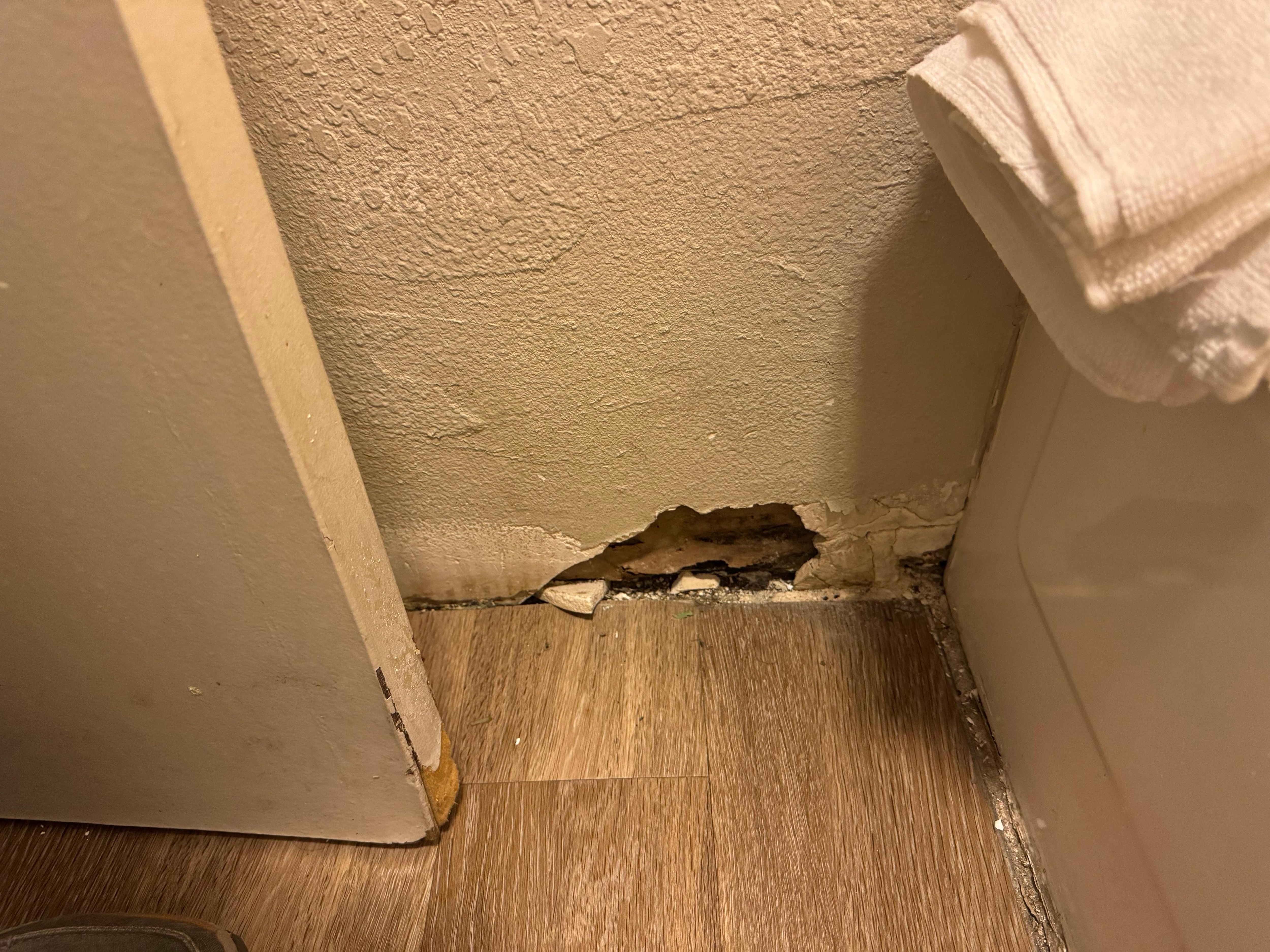 Hole in wall 