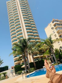 Vista desde la piscina