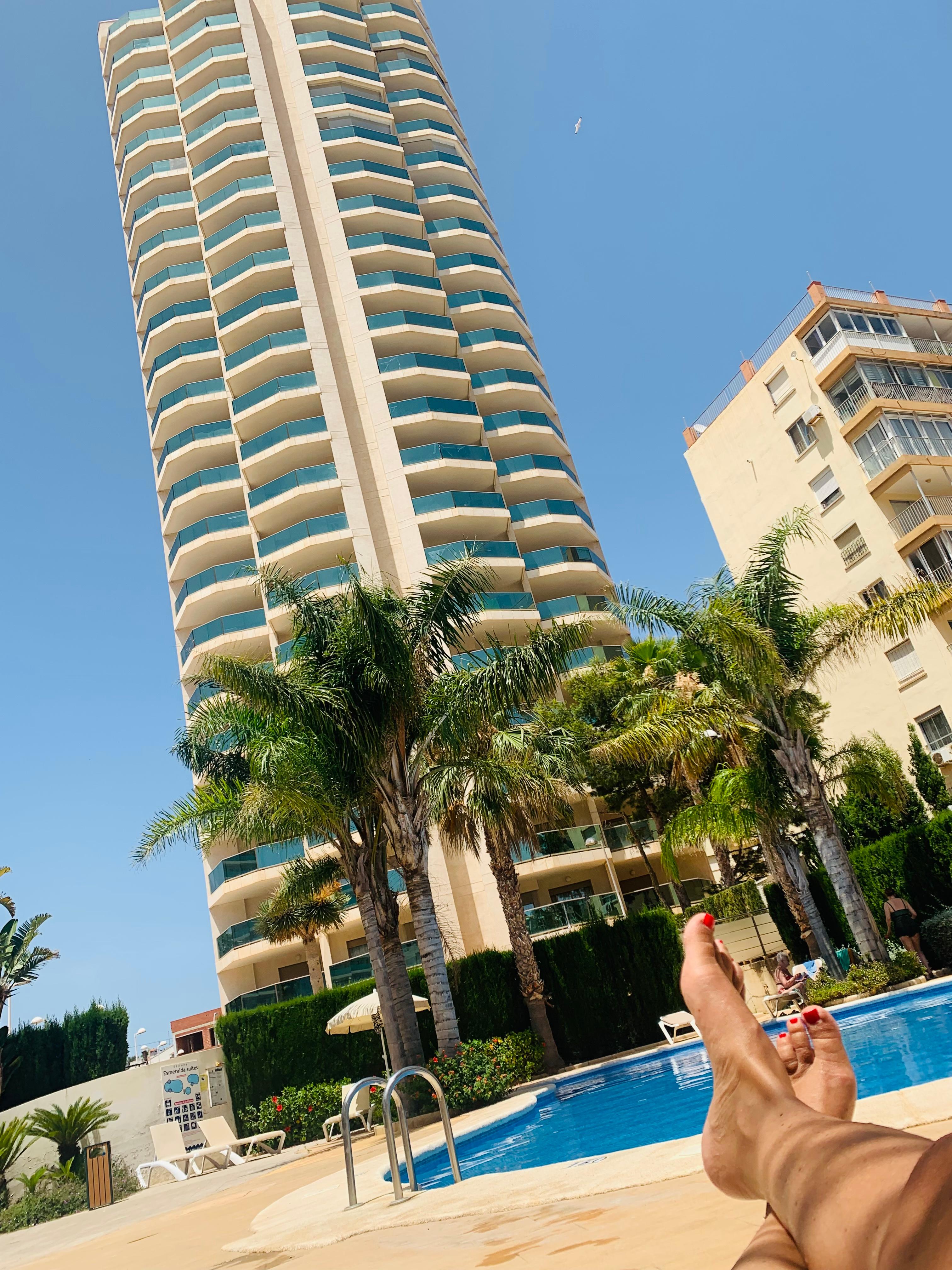 Vista desde la piscina 