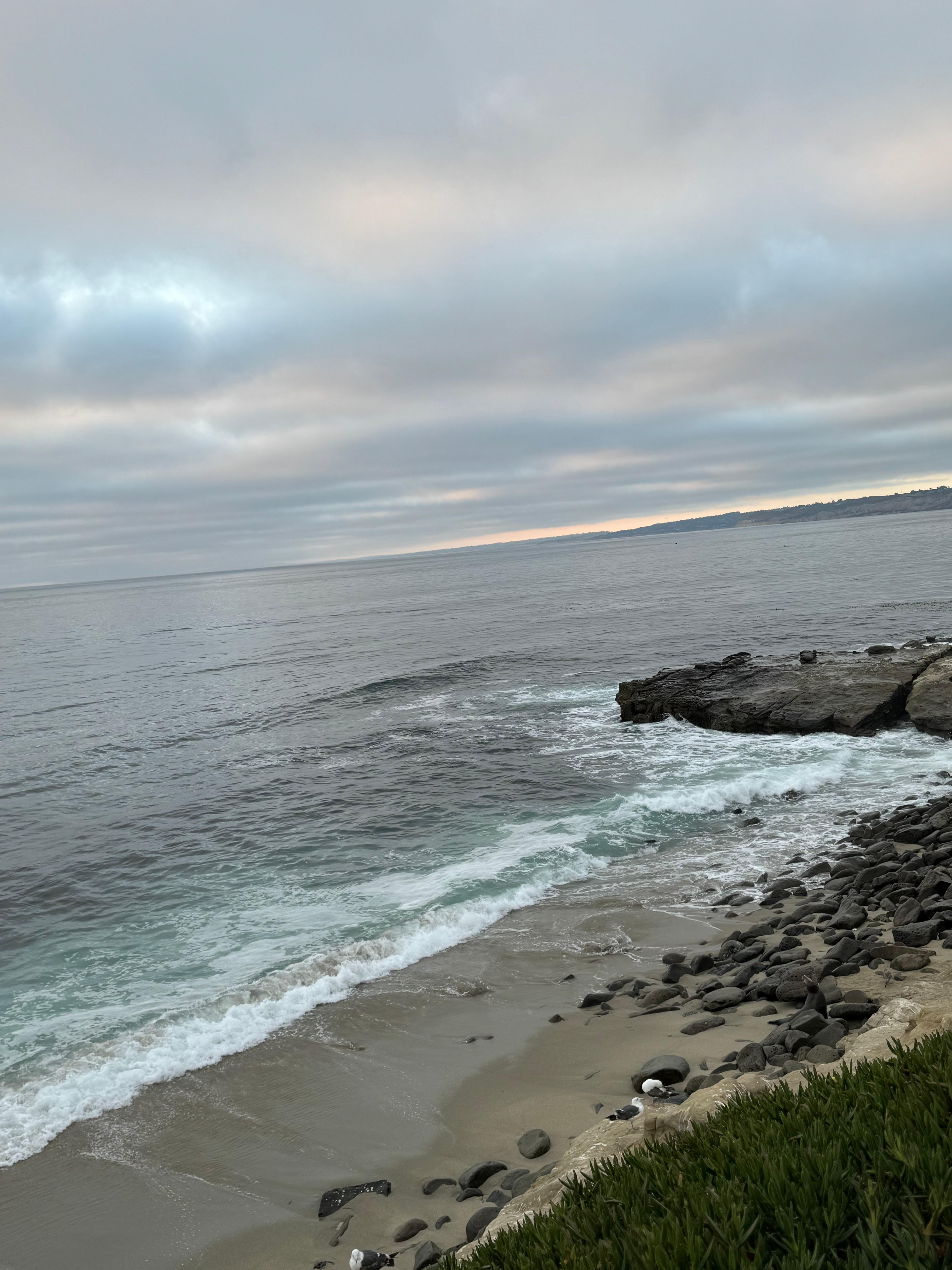 Cliff views outside hotel 