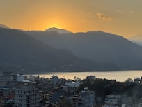 Sunset from the room balcony
