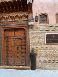 View of the Riad from outside