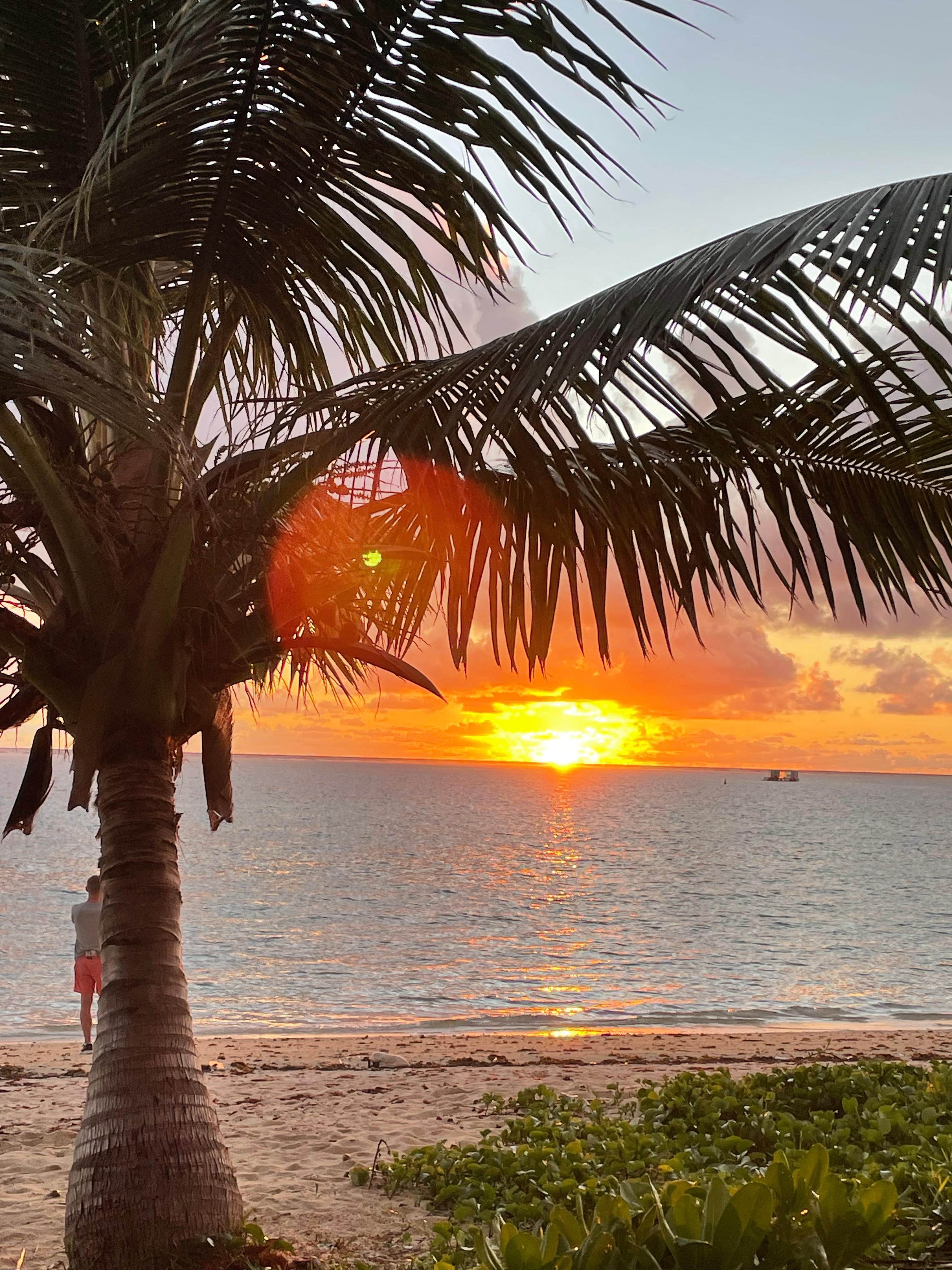 Sunrise on the beach