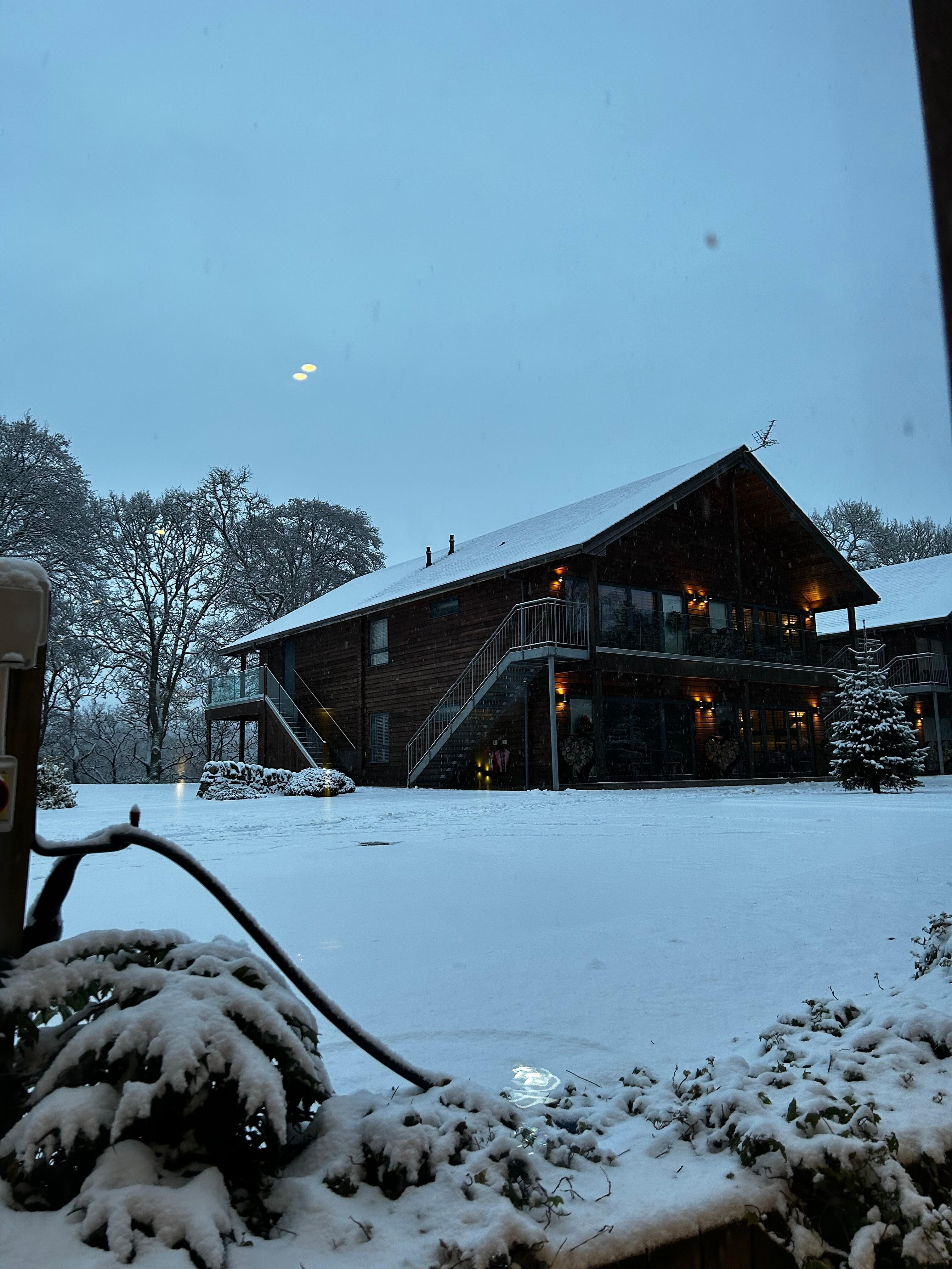 A touch of snow 
