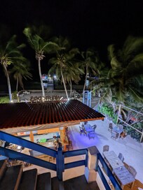 View from my room on a rainy night.