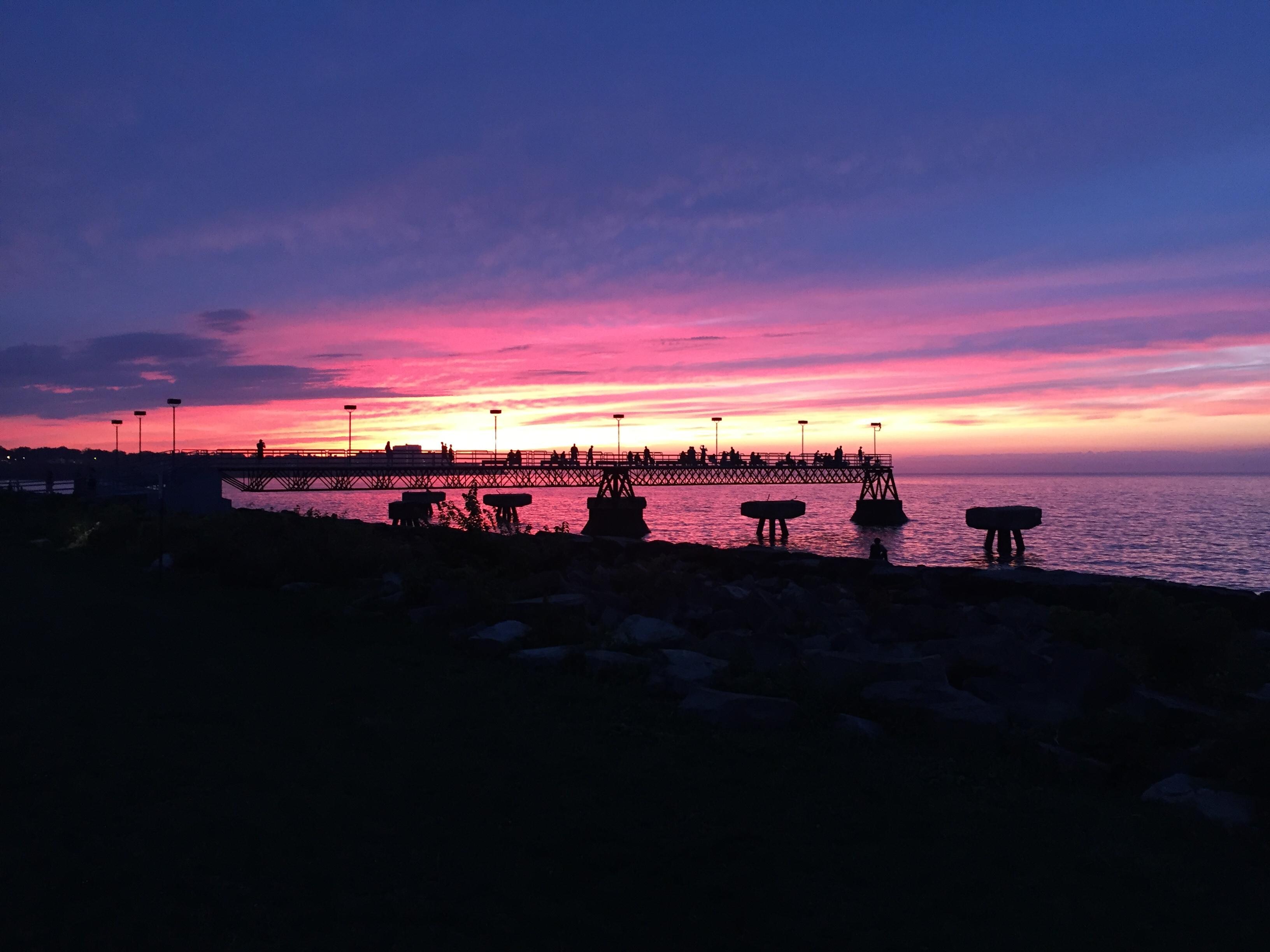 Stay was relaxing like this sunset.