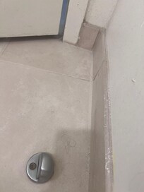 Badezimmer bei der Ankunft