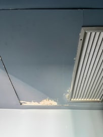 Moisissure suite a un degat des eaux dans la chambre au plafond