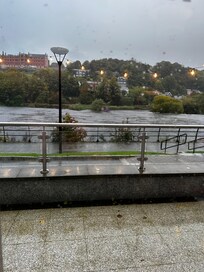 View from the restaurant at breakfast.