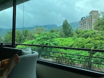 大片窗戶可看山景