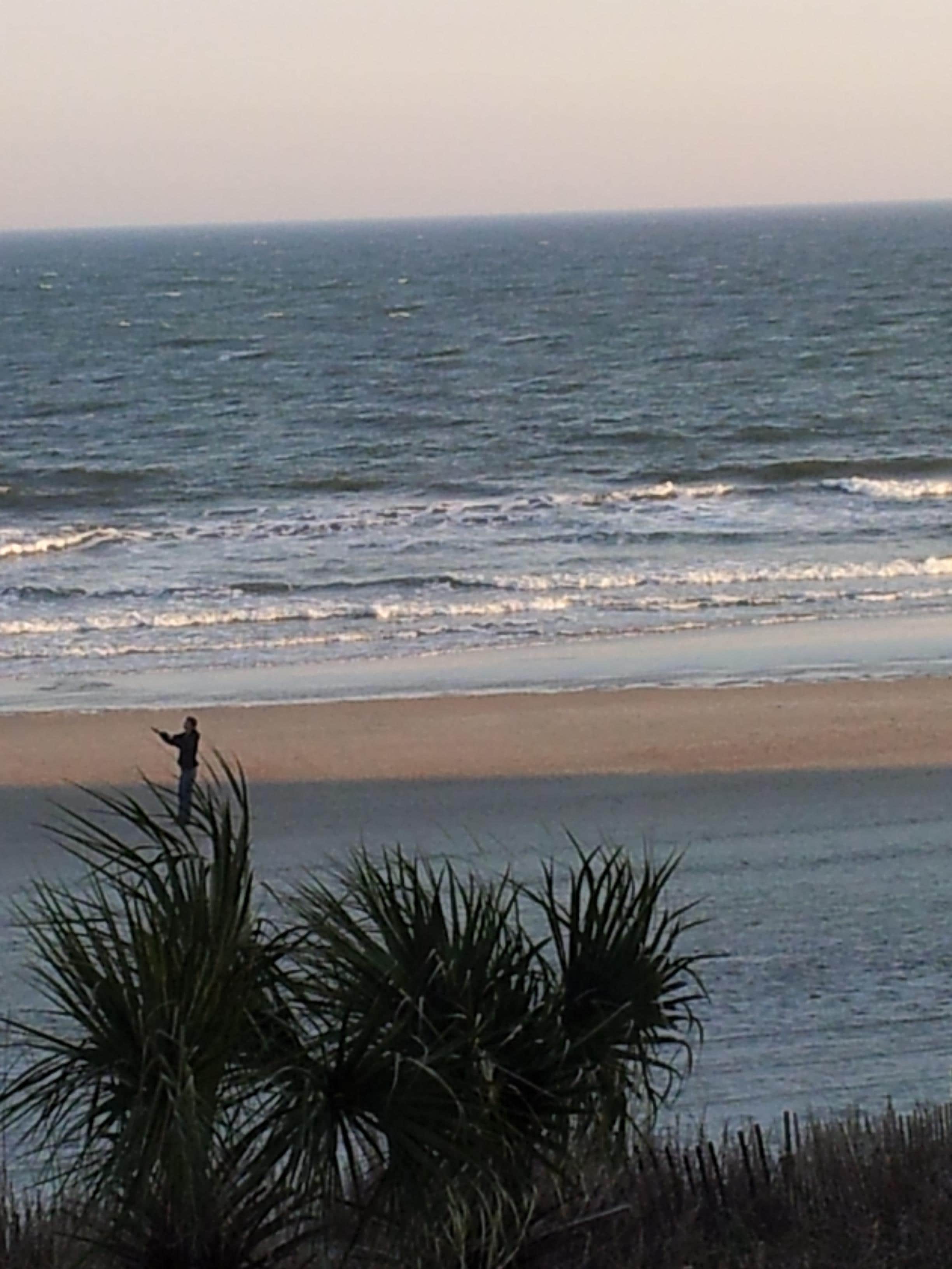 view from private balcony
