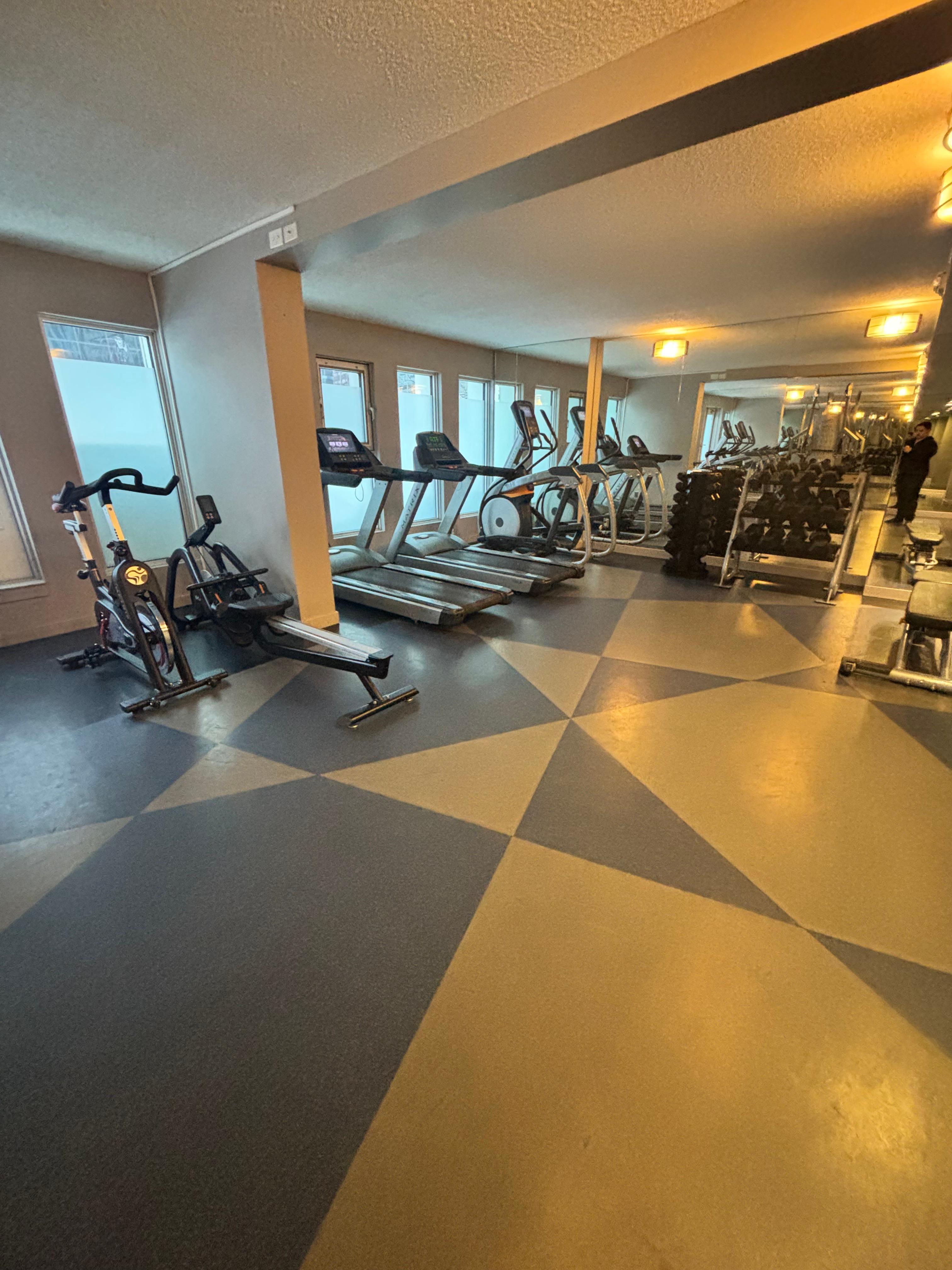 Very classic fitness center