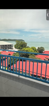 View from our hotel balcony
