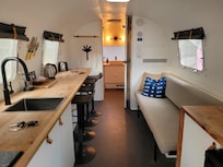 Looking towards the bathroom.