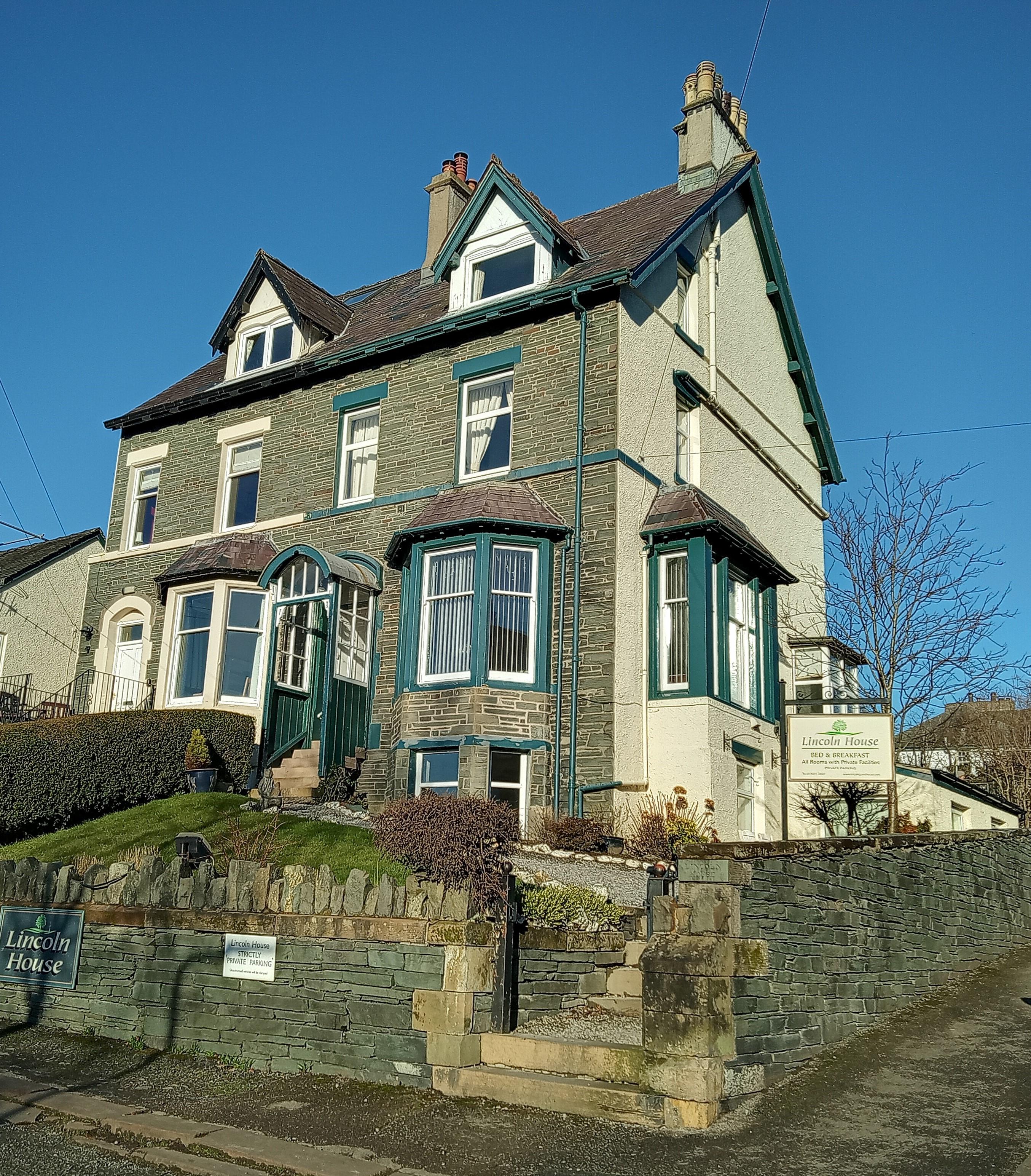 Lincoln House. Built on 5 floors; not all accessible to guests.