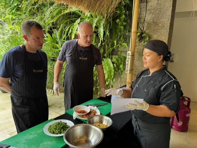 Elysian Cooking Class. Fabulous experience with Chef Bagus. 