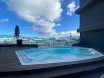 Rooftop pool