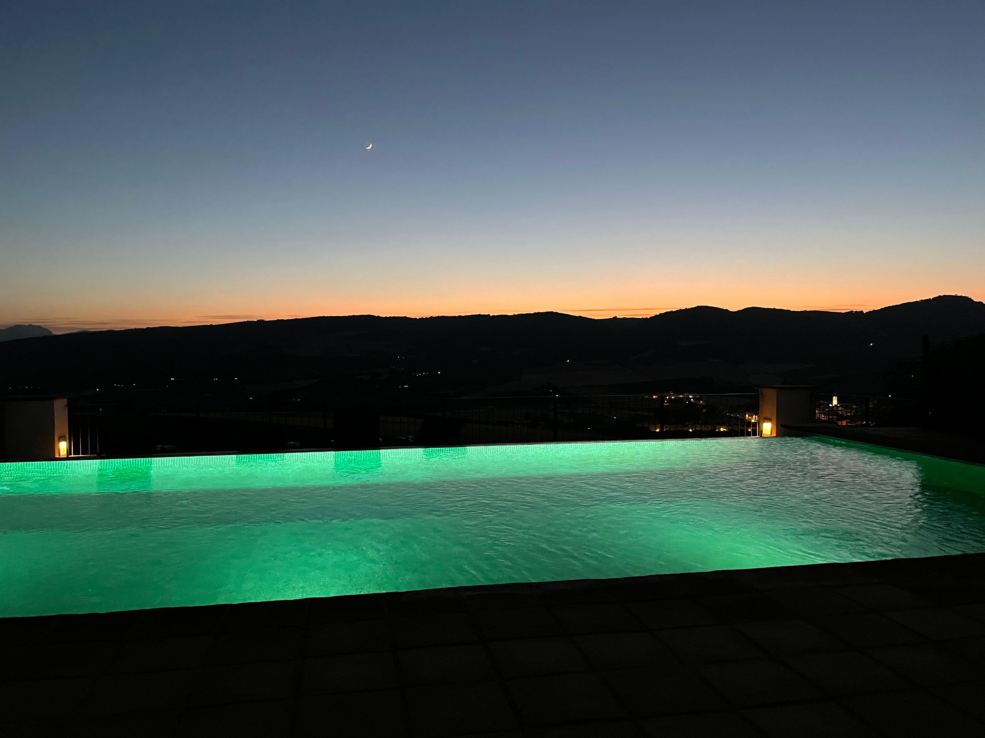 Pool by night