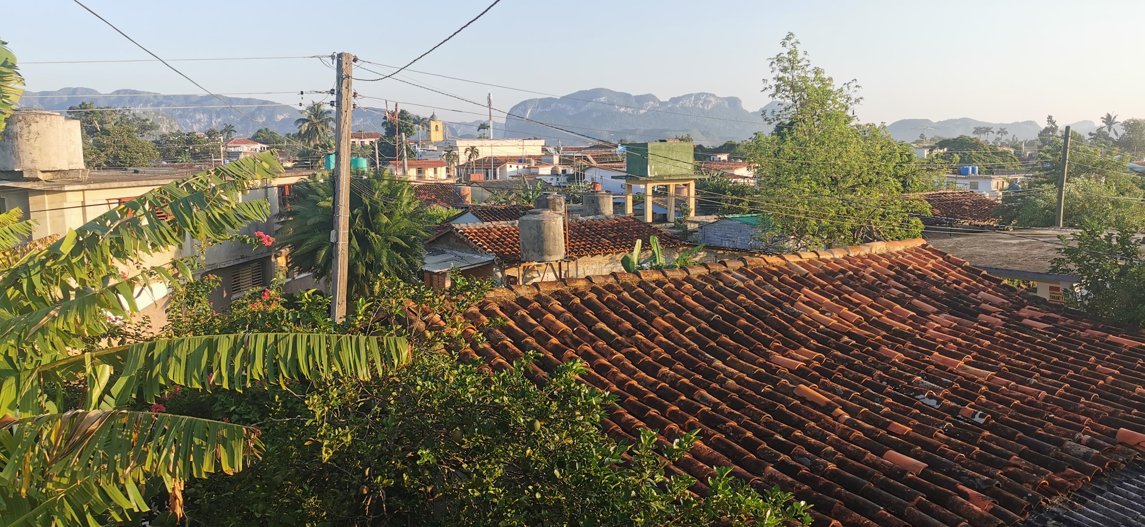 La vue du balcon