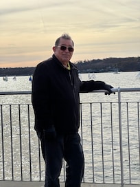 Enjoying a stroll in town