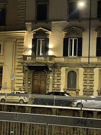 Outside and the balcony