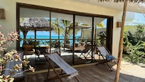 The front of our villa