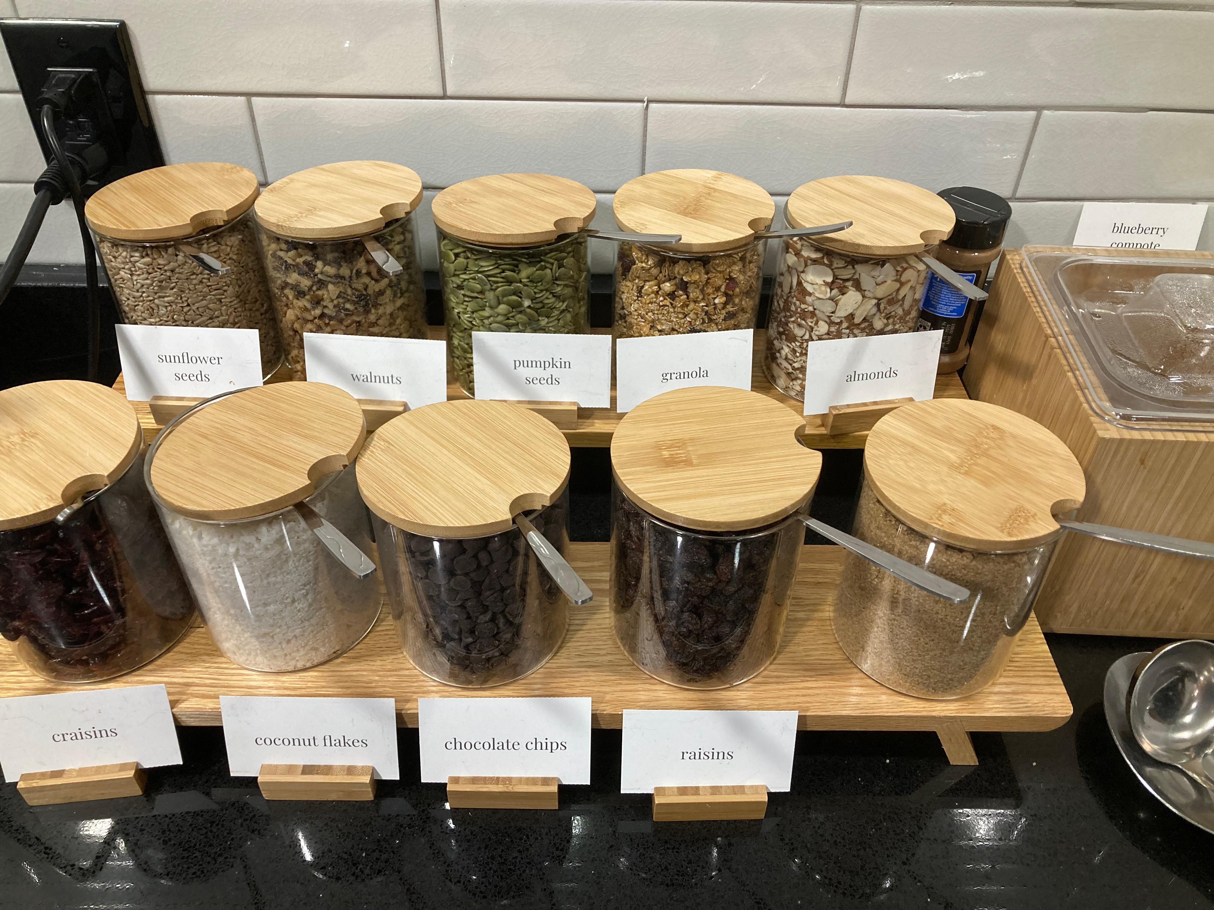 Toppings for oatmeal or yogurt