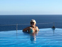 Hotellets fantastiske basseng.