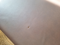 Burn holes that were already in room upon arrival that the hotel is charging my card for