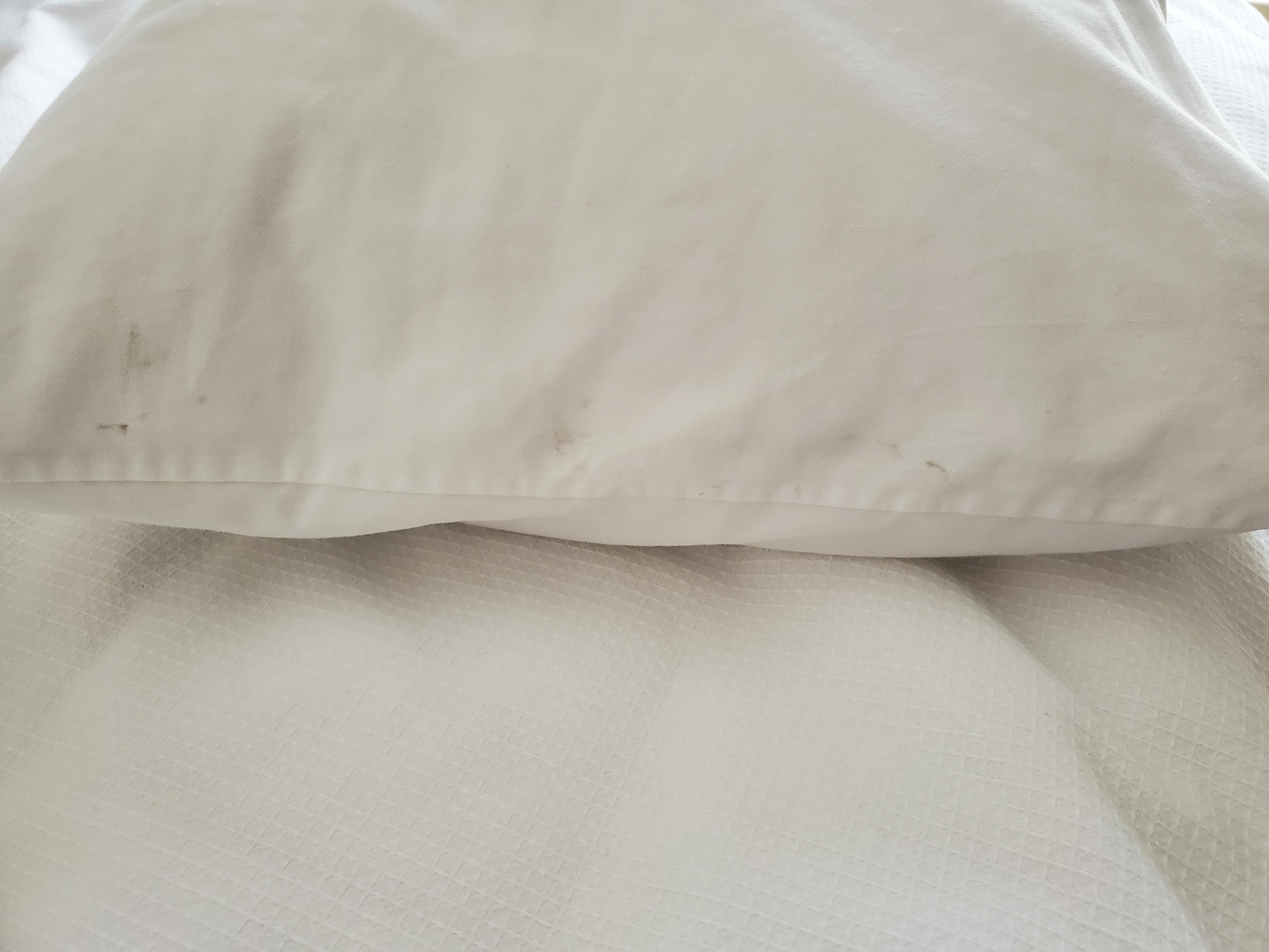 Stained pillowcases 