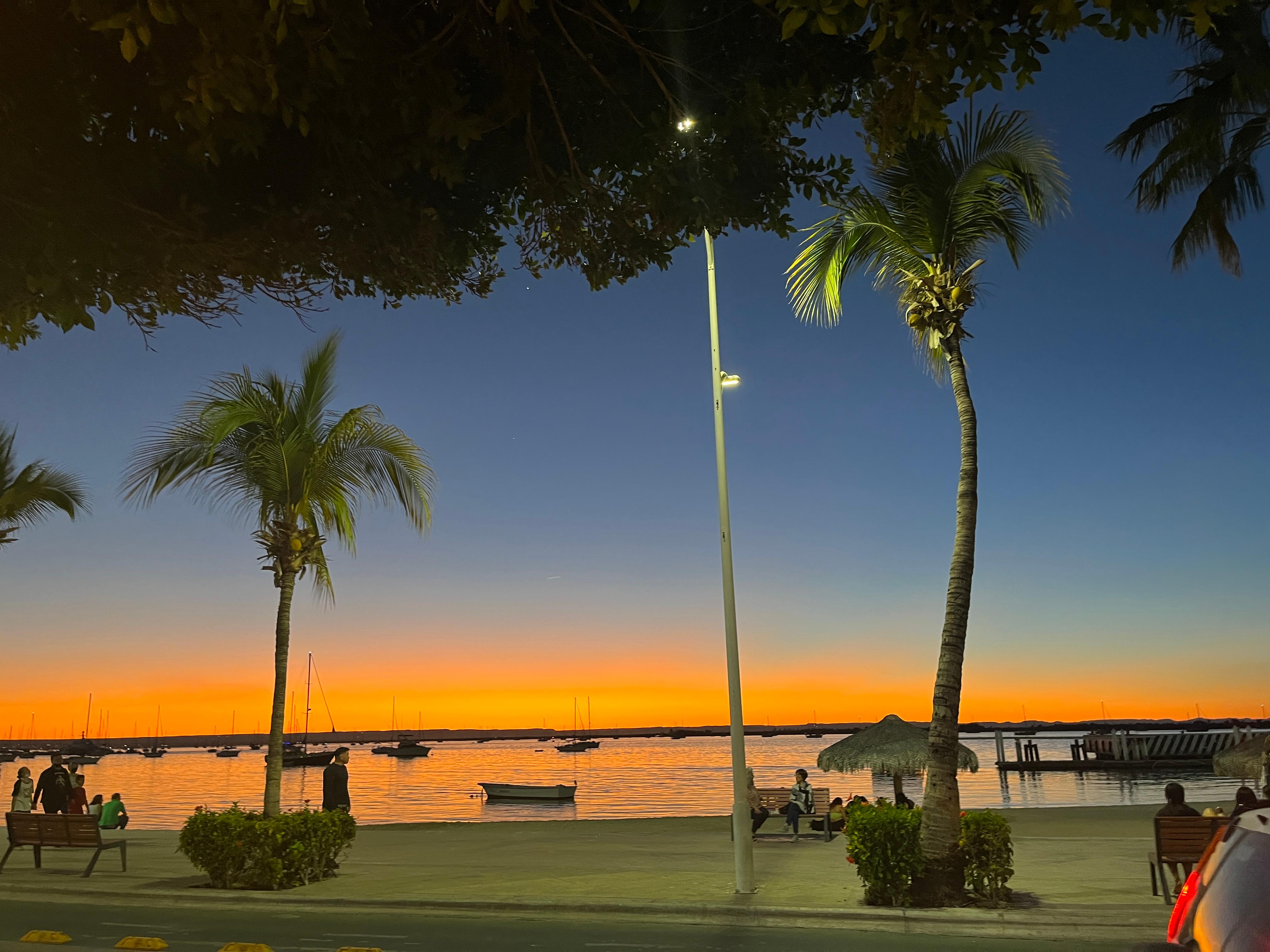 Malecon at sunset