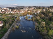Vista aerea do entorno do hotel