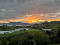 View from the room towards the hills